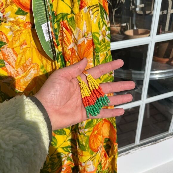 FARM Rio Tangerine Midi Dress NWT - Picture 6 of 16